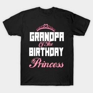 Grandpa Of The Birthday Princess T-Shirt